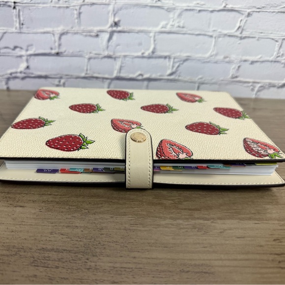Coach | Office | Coach Notebook With Strawberry Print With A Free ...